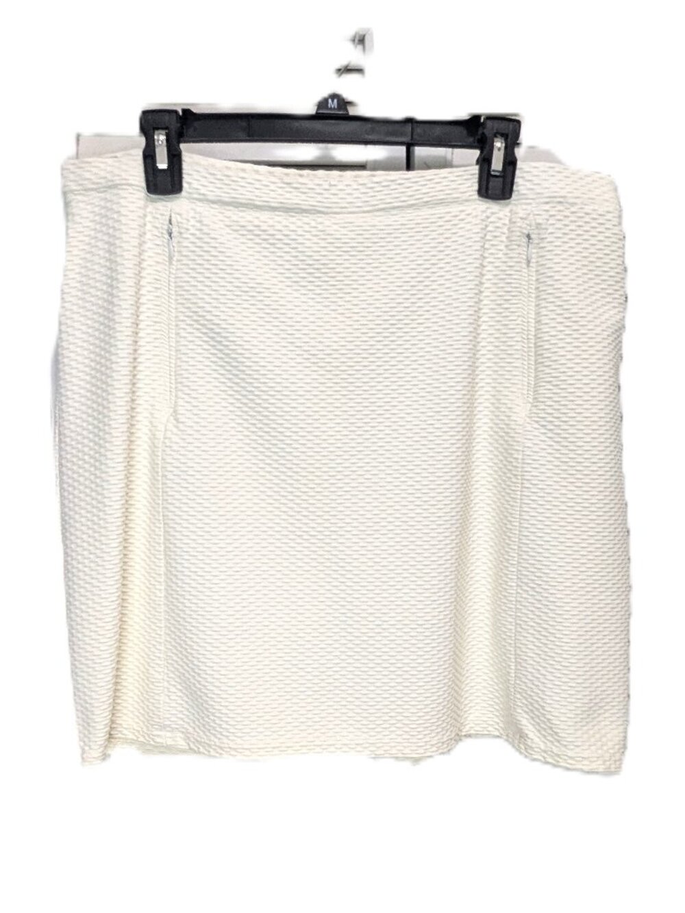 Tail Tech Golf Skort Womens XL Ivory Textured Knit Pickleball Tennis Athletic